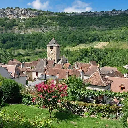 Aile Du Château De Busqueilles À Autoire, 3 Chambres, 3 Sdb, Vue Parc & Calme 펜션